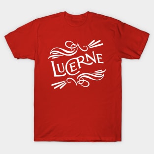 Lucerne Switzerland Retro Style T-Shirt
